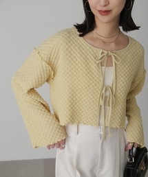 FREE'S MART | ◇前後2WAYぽこぽこリボンカーディガン(カーディガン/ボレロ)