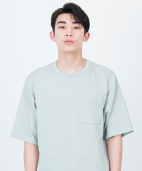 j.n.r.d(ジェー・エヌ・アール・ディー)の「j.n.r.d/エアーシルケットクルーネックプルオーバー(Tシャツ/カットソー・メンズ・ライトグレー/ライトグリーン/ホワイト/ブラック・L/LL/M)」の1枚目の写真