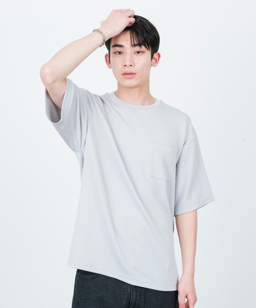 j.n.r.d(ジェー・エヌ・アール・ディー)の「j.n.r.d/エアーシルケットクルーネックプルオーバー(Tシャツ/カットソー・メンズ・ライトグレー/ライトグリーン/ホワイト/ブラック・L/LL/M)」の4枚目の写真