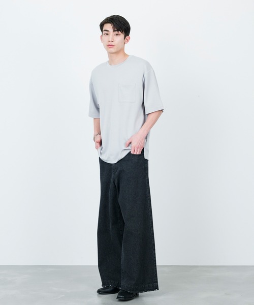 j.n.r.d(ジェー・エヌ・アール・ディー)の「j.n.r.d/エアーシルケットクルーネックプルオーバー(Tシャツ/カットソー・メンズ・ライトグレー/ライトグリーン/ホワイト/ブラック・L/LL/M)」の21枚目の写真