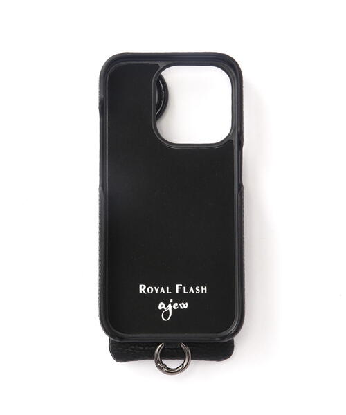 ajew（エジュー）の「ajew/エジュー/別注【ひも付き】iPhone14・14Pro・15・15Pro/BLACK（スマホケース/カバー・レディース・ブラック・1/2/3/4）」の7枚目の写真