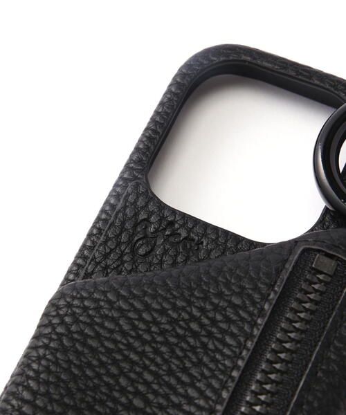 ajew（エジュー）の「ajew/エジュー/別注【ひも付き】iPhone14・14Pro・15・15Pro/BLACK（スマホケース/カバー・レディース・ブラック・1/2/3/4）」の9枚目の写真