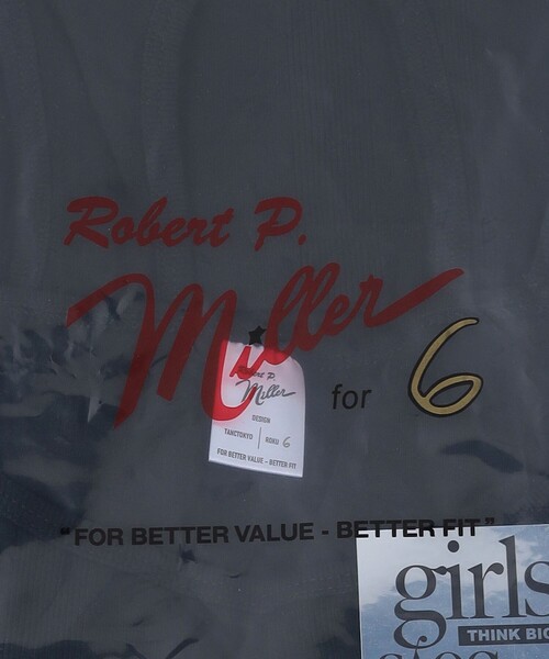 MILLER(ミラー)の「【別注】<Robert.P.Miller×Tanc TOKYO × 6(ROKU)>SOLID CUP TANK TOP/タンクトップ(Tシャツ/カットソー・レディース・ブラック/ホワイト・FREE)」の19枚目の写真