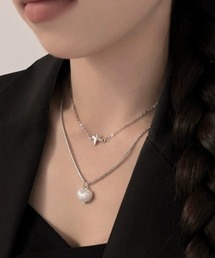 A'GEM/9 × .kom 『KANSAI STUDIO/カンサイスタジオ』 ハート&蝶ネックレス