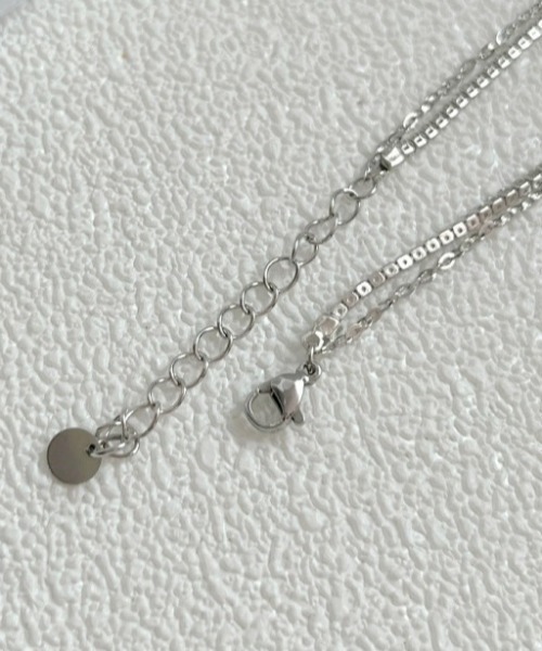 A‘gem 9(エージェムナイン)の「A'GEM/9 × .kom 『KANSAI STUDIO/カンサイスタジオ』 ハート&蝶ネックレス(ネックレス・レディース・シルバー・FREE)」の10枚目の写真