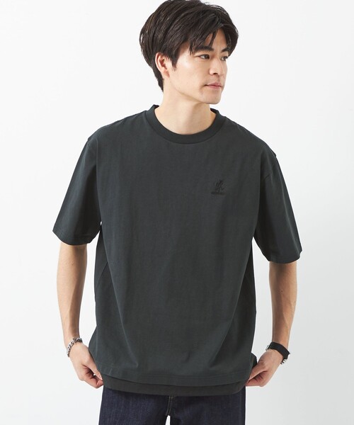 Gramicci（グラミチ）の「【別注】＜GRAMICCI＞GLR ヘム レイヤード T