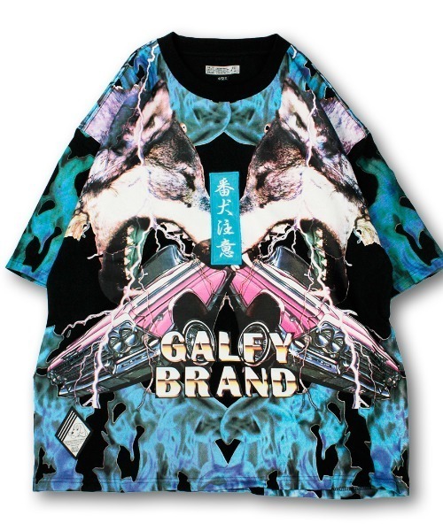GALFY（ガルフィー）の「GALFY（ガルフィー）番犬Tシャツ/半袖プリント