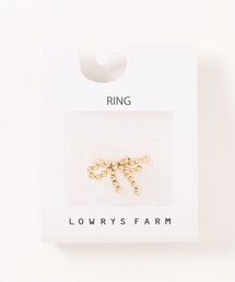 LOWRYS FARM | ボールチェーンリボンリング 117854(リング)
