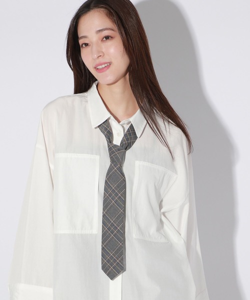 Anui（アニュイ）の「【UNISEX】アソートネクタイ（ネクタイ・レディース・グレー系その他/ブラック/チャコールグレー・FREE）」の8枚目の写真