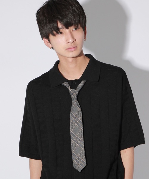 Anui（アニュイ）の「【UNISEX】アソートネクタイ（ネクタイ・レディース・グレー系その他/ブラック/チャコールグレー・FREE）」の10枚目の写真