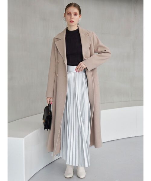 MERCURYDUO（マーキュリーデュオ）の「レザーライクプリーツスカート（スカート・レディース・シルバー/ブラック/ピンク・MEDIUM/SMALL）」の14枚目の写真