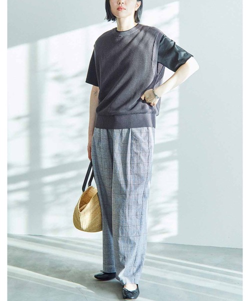 THREE FIFTY STANDARD(スリーフィフティースタンダード)の「THREE FIFTY STANDARD シルケット加工をほどこしたベーシックシルエットのTシャツ(Tシャツ/カットソー・レディース・ホワイト/ピンク/ブラック・MEDIUM/LARGE/X-LARGE/XX-LARGE)」の18枚目の写真
