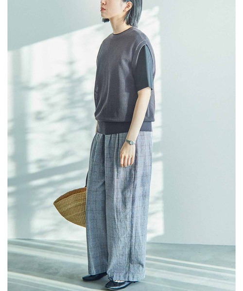 THREE FIFTY STANDARD(スリーフィフティースタンダード)の「THREE FIFTY STANDARD シルケット加工をほどこしたベーシックシルエットのTシャツ(Tシャツ/カットソー・レディース・ホワイト/ピンク/ブラック・MEDIUM/LARGE/X-LARGE/XX-LARGE)」の19枚目の写真