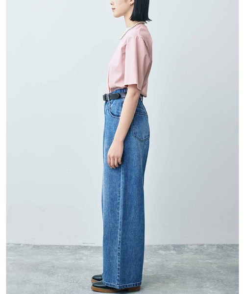 THREE FIFTY STANDARD(スリーフィフティースタンダード)の「THREE FIFTY STANDARD シルケット加工をほどこしたベーシックシルエットのTシャツ(Tシャツ/カットソー・レディース・ホワイト/ピンク/ブラック・MEDIUM/LARGE/X-LARGE/XX-LARGE)」の20枚目の写真