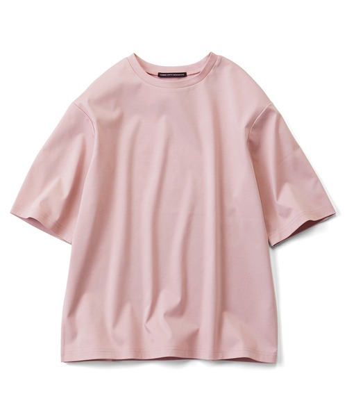 THREE FIFTY STANDARD(スリーフィフティースタンダード)の「THREE FIFTY STANDARD シルケット加工をほどこしたベーシックシルエットのTシャツ(Tシャツ/カットソー・レディース・ホワイト/ピンク/ブラック・MEDIUM/LARGE/X-LARGE/XX-LARGE)」の14枚目の写真