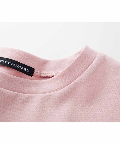 THREE FIFTY STANDARD(スリーフィフティースタンダード)の「THREE FIFTY STANDARD シルケット加工をほどこしたベーシックシルエットのTシャツ(Tシャツ/カットソー・レディース・ホワイト/ピンク/ブラック・MEDIUM/LARGE/X-LARGE/XX-LARGE)」の10枚目の写真