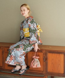 utatane | 選べる浴衣3点セット ニコアンティークオリジナル 国内染色 ニュアンスカラーレトロ(浴衣)