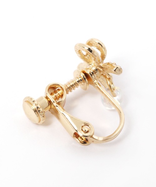 LAKOLE（ラコレ）の「ミニビジューリボンイヤリング / 120725（イヤリング・レディース・その他2/その他1・FREE）」の3枚目の写真