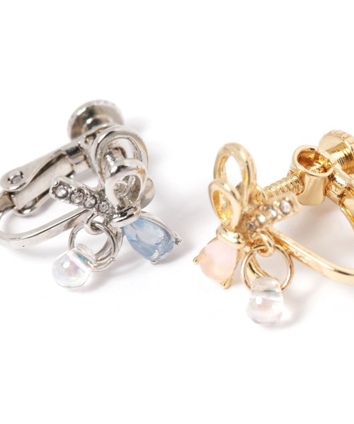 LAKOLE（ラコレ）の「ミニビジューリボンイヤリング / 120725（イヤリング・レディース・その他2/その他1・FREE）」の4枚目の写真