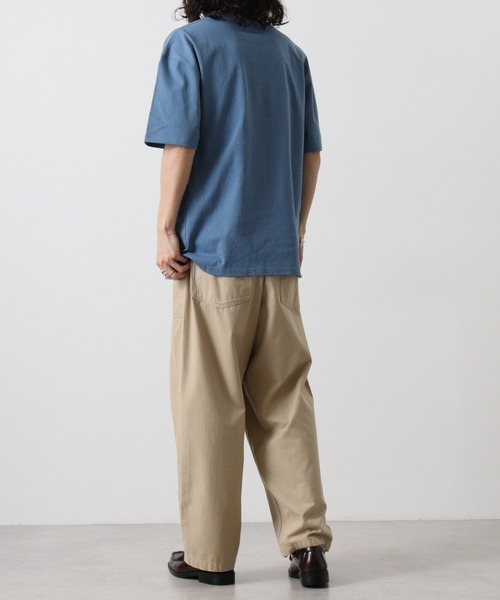 BIG MIKE(ビッグマイク)の「BIGMIKE TEEシャツ 半袖(Tシャツ/カットソー・メンズ・ホワイト/グレー系その他/ブルーグレー・M/L/XL)」の7枚目の写真