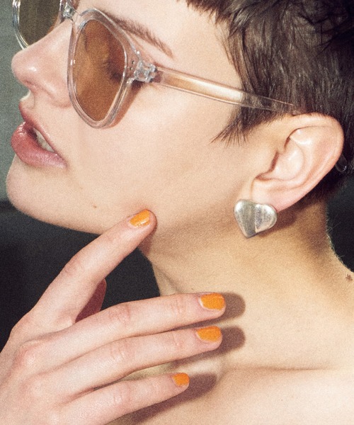 GOLDY（ゴールディ）の「プランプ ハート イヤリング（イヤリング・レディース・シルバー/ゴールド/シルバー系その他/ゴールド系その他・FREE）」の3枚目の写真