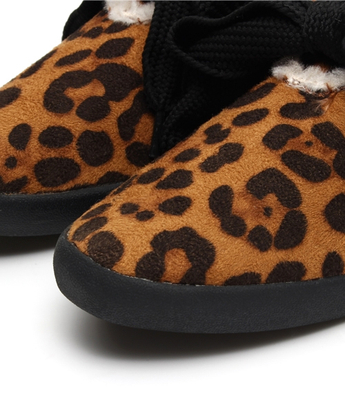 Noubel Voug Relax（ヌーベルヴォーグリラックス）の「Noubel Voug Relax(ヌーベル　ヴォーグ　リラックス）/ビッグリボン　ファー付きスニーカー（スニーカー・レディース・グレー/ブラック/ブルー/レオパード/キャメル/ピンク・M/S/L/LL）」の10枚目の写真