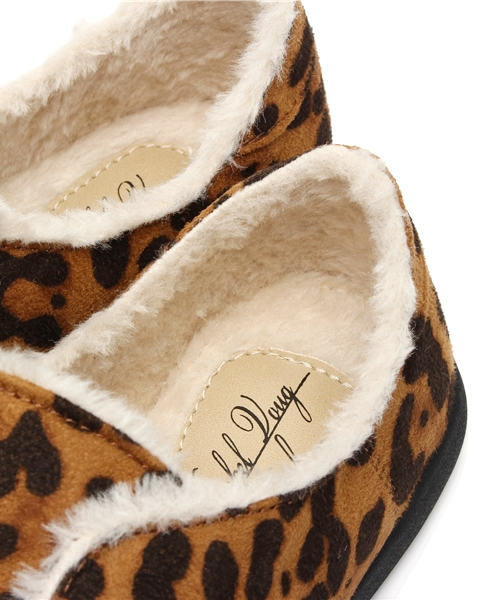 Noubel Voug Relax（ヌーベルヴォーグリラックス）の「Noubel Voug Relax(ヌーベル　ヴォーグ　リラックス）/ビッグリボン　ファー付きスニーカー（スニーカー・レディース・グレー/ブラック/ブルー/レオパード/キャメル/ピンク・M/S/L/LL）」の12枚目の写真