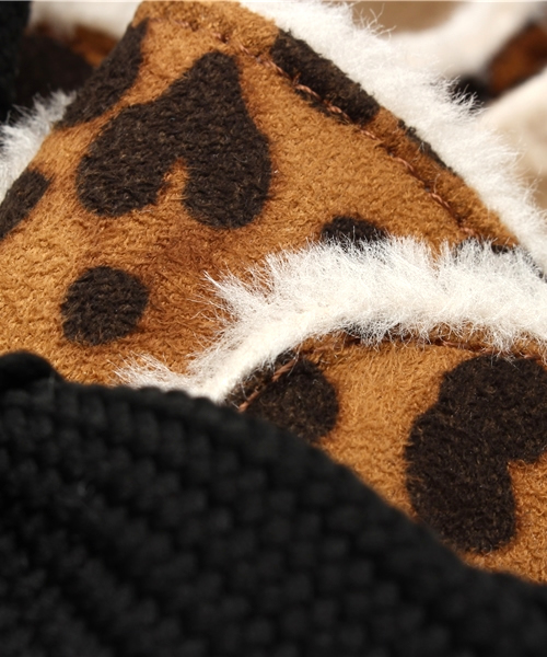 Noubel Voug Relax（ヌーベルヴォーグリラックス）の「Noubel Voug Relax(ヌーベル　ヴォーグ　リラックス）/ビッグリボン　ファー付きスニーカー（スニーカー・レディース・グレー/ブラック/ブルー/レオパード/キャメル/ピンク・M/S/L/LL）」の14枚目の写真