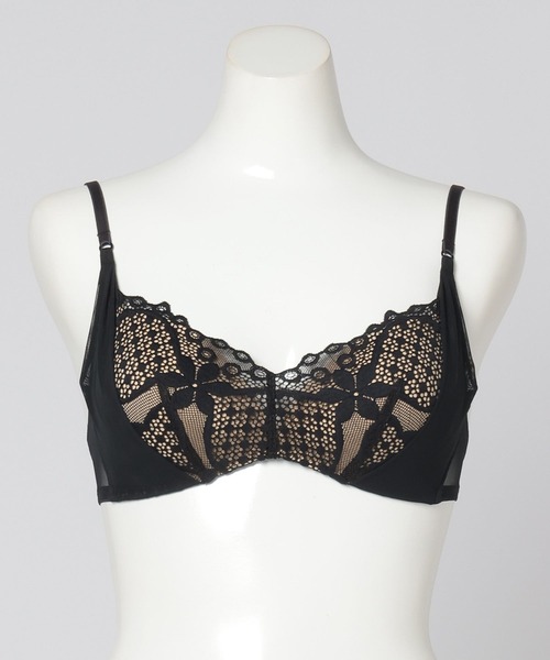 bijorie（ビジュリィ）の「【bijorie】ベストボディブラ／Flower Stamp series（ブラジャー・レディース・カーキ/ブラック/オフホワイト・LG/LARGE/MEDIUM）」の22枚目の写真