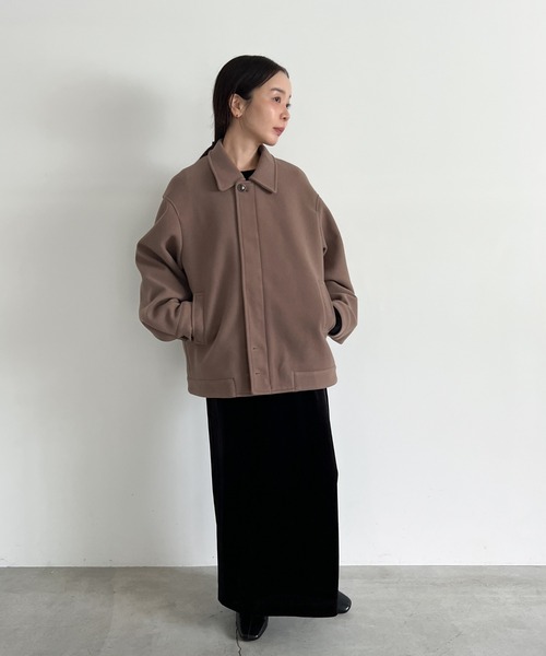 セレクトモカ　ビッグシルエットミドルコート セール】ビッグシルエットミドルコート（その他アウター）｜select