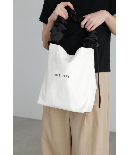 JILL STUART（ジルスチュアート）の「◆ビーフリートートラージバッグ（トートバッグ・レディース・ホワイト/ブラック・ﾌﾘ-）」の7枚目の写真