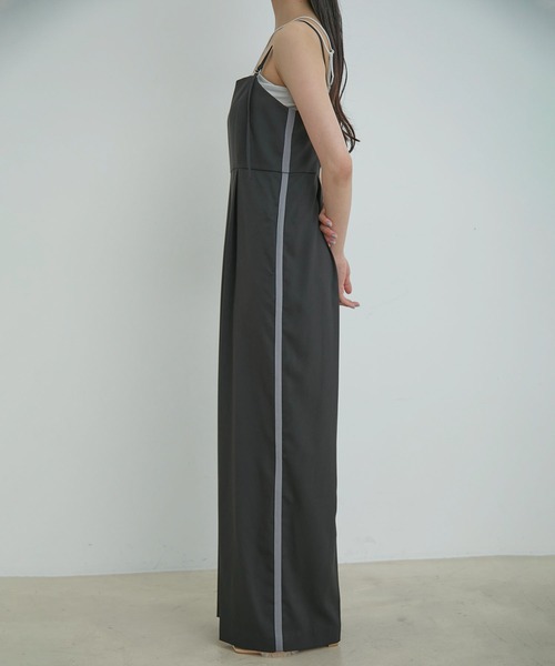 VIS（ビス）の「サイドラインオールインワン（つなぎ/オールインワン・レディース・ブラック/グレー/オフホワイト・FREE）」の22枚目の写真