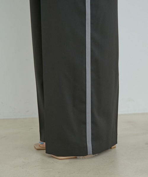 VIS（ビス）の「サイドラインオールインワン（つなぎ/オールインワン・レディース・ブラック/グレー/オフホワイト・FREE）」の17枚目の写真