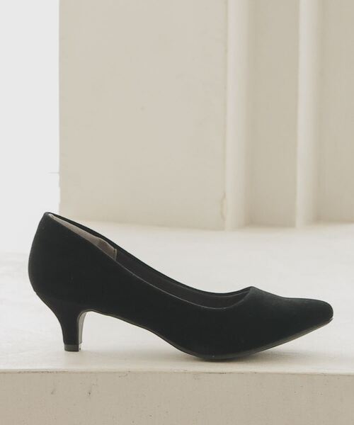 KOBE LETTUCE（コウベレタス）の「[ 走れるパンプス ] 選べるヒール ポインテッドトゥパンプス（パンプス・レディース・ブラック系3/ブラック系9/ブラック系7/ブラック系5・LL/L/3L/M/S/XS）」の3枚目の写真