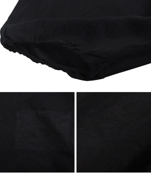 KOBE LETTUCE（コウベレタス）の「サイドドロストリボンシアートップス（シャツ/ブラウス・レディース・イエロー/オフホワイト/ブラック・M）」の8枚目の写真