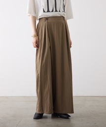 PUAL CE CIN | レーヨンナイロンラップワイドスラックスパンツ(スラックス)
