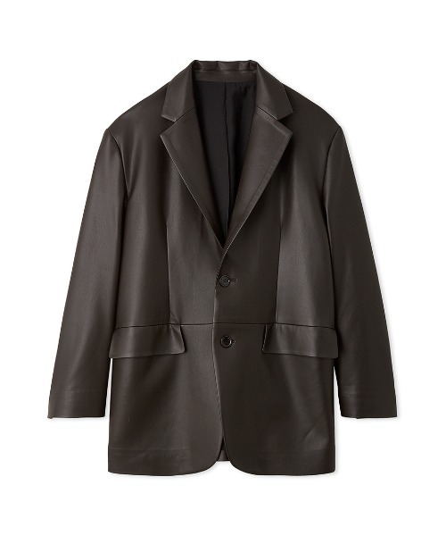 Mila Owen（ミラオーウェン）の「フェイクレザーオーバーサイズ