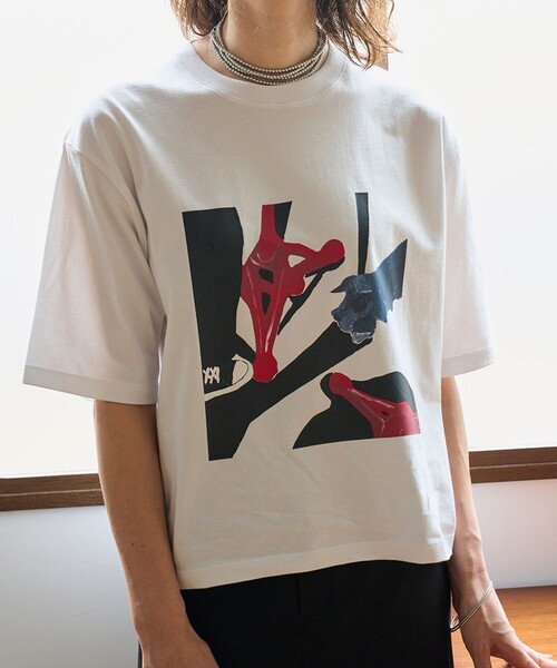 UNFILO(アンフィーロ)の「【Lee Izumida×UNFILO】プリント Tシャツ(Tシャツ/カットソー・レディース・グレー系2/ホワイト系2/ホワイト系1/グレー系1/ホワイト系3/グレー系3・M2/MEDIUM)」の9枚目の写真