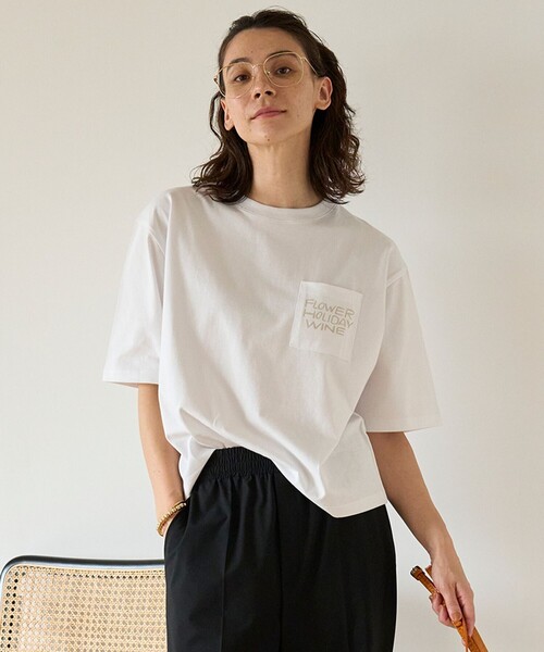 UNFILO(アンフィーロ)の「【Lee Izumida×UNFILO】プリント Tシャツ(Tシャツ/カットソー・レディース・グレー系2/ホワイト系2/ホワイト系1/グレー系1/ホワイト系3/グレー系3・M2/MEDIUM)」の20枚目の写真