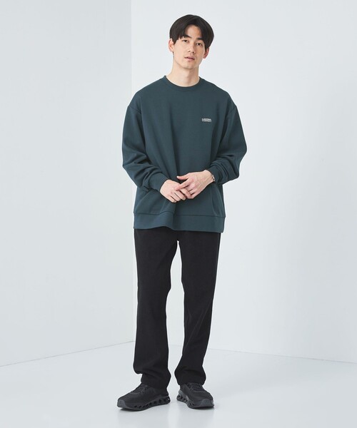 UNIVERSAL OVERALL(ユニバーサルオーバーオール)の「【別注】<UNIVERSAL OVERALL>GLR ロゴ クルーネック ロンT 長袖 Tシャツ(Tシャツ/カットソー・メンズ・ダークグレー/ダークブラウン/ナチュラル・S/M/L)」の5枚目の写真