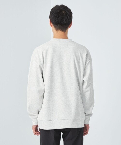 UNIVERSAL OVERALL(ユニバーサルオーバーオール)の「【別注】<UNIVERSAL OVERALL>GLR ロゴ クルーネック ロンT 長袖 Tシャツ(Tシャツ/カットソー・メンズ・ダークグレー/ダークブラウン/ナチュラル・S/M/L)」の9枚目の写真