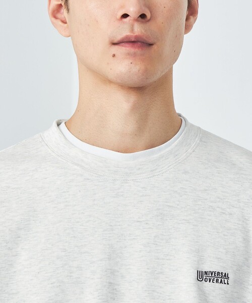 UNIVERSAL OVERALL(ユニバーサルオーバーオール)の「【別注】<UNIVERSAL OVERALL>GLR ロゴ クルーネック ロンT 長袖 Tシャツ(Tシャツ/カットソー・メンズ・ダークグレー/ダークブラウン/ナチュラル・S/M/L)」の10枚目の写真