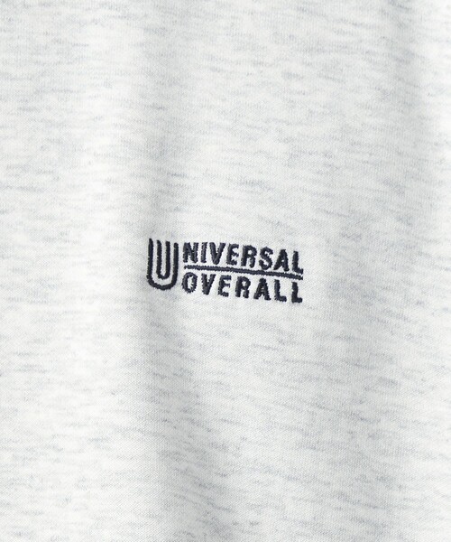 UNIVERSAL OVERALL(ユニバーサルオーバーオール)の「【別注】<UNIVERSAL OVERALL>GLR ロゴ クルーネック ロンT 長袖 Tシャツ(Tシャツ/カットソー・メンズ・ダークグレー/ダークブラウン/ナチュラル・S/M/L)」の15枚目の写真