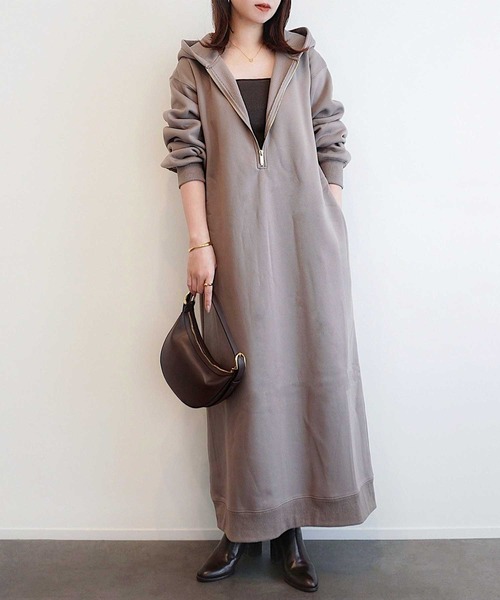 未使用 SHARP × Marlboro コラボモデル MD MD-SS302M ハーフジップ裏起毛パーカーワンピース[品番：GERW0010764]｜GeeRA