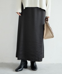 BAYFLOW | [秋まで穿ける]サテンセミナロースカート(スカート)