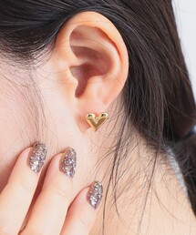 ハートモチーフ ピアス