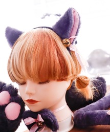 rovtski（ロフトスキー）の「ニャンコなりきりセット4点SET（コスチューム/パーティーグッズ・メンズ）」