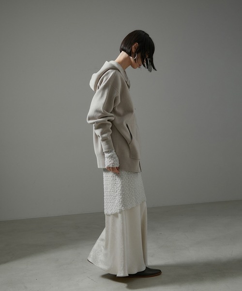 SALON adam et rope'(サロン アダム エ ロペ)の「【NIPPON CULTURE】クラウドレースワンピース(ワンピース・レディース・ライトグレー/オフホワイト/ブラック・FREE)」の7枚目の写真