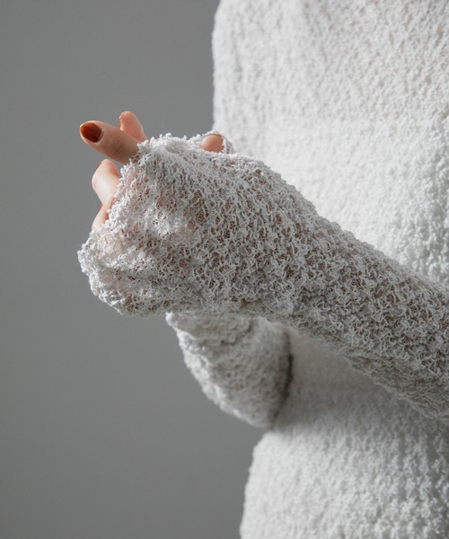 SALON adam et rope'(サロン アダム エ ロペ)の「【NIPPON CULTURE】クラウドレースワンピース(ワンピース・レディース・ライトグレー/オフホワイト/ブラック・FREE)」の10枚目の写真