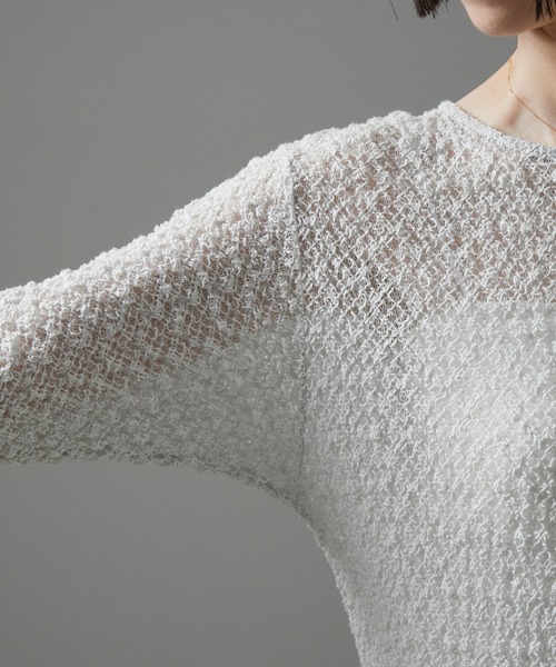 SALON adam et rope'(サロン アダム エ ロペ)の「【NIPPON CULTURE】クラウドレースワンピース(ワンピース・レディース・ライトグレー/オフホワイト/ブラック・FREE)」の16枚目の写真